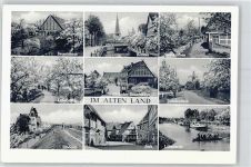 21723 W2161 Twielenfleth , Kr Stade - Bauernhaus, Lühedeich, Elbdeich, Twielenfleth, Jork