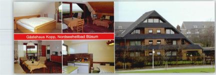 25761 W2242 Büsum - Gasthaus Kopp, Klappkarte