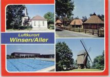 29229 W3100 Winsen (Aller) - Schwimmbad , Windmühle