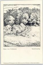 Volkmann, Hans , Spaziergang Künstler