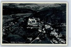 88364 W7962 Wolfegg , Allgäu - Fliegeraufnahme, Ortsansicht, Schloß
