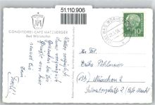 86825 W8939 Bad Wörishofen - Conditorei-Cafe Matzberger