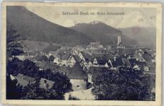 72574 W7432 Urach Bad Urach - Teilansicht, Ruine Hohenurach