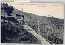 Barcelona - Tibidabo, Vista del cruce del funicular