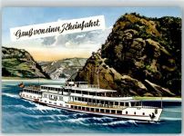 53111 W5300 Bonn - Leporello, Schiff, Rheinfahrt