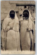 Mädchen mit Schleier Volkstypen / Brauchtum Algerien
