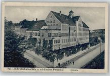 84347 W8340 Pfarrkirchen , Niederbay - königliche Landwirtschaftsschule und städtisches Pensionat