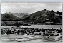 83339 W8224 Chieming - Fliegeraufnahme, Kaisergebirge, Chiemsee