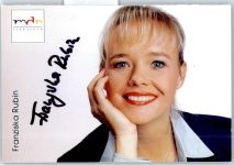 Originalunterschrift Rubin, Franziska MDR Prominente