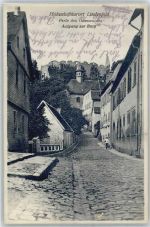 64658 W6145 Lindenfels , Odenw - Aufgang zur Burg