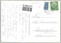 33098 W4790 Paderborn 1955 - Rathaus Liboriusbrunnen Kirche