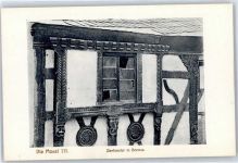56814 W5599 Bremm , Mosel - Haus mit Zierfenster