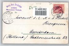 34454 W3548 Arolsen 1904 Lithographie Schloss