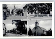 65479 W6096 Raunheim - Kirche Schule Frankfurter Strasse