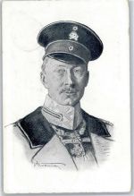 Adel Kronprinz Wilhelm Künstlerkarte