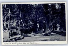 34454 W3548 Arolsen 1938 - Kreuslerbrunnen Grosse Allee