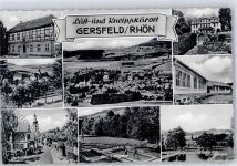 36129 W6412 Gersfeld (Rhön) - Schwimmbad Rathaus Schule