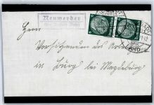 O1831 Neuwerder b Rathenow über Neustadt Dosse auf Brief Landpost KEINE AK