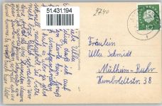 27432 W2740 Bremervörde - Seemannsschule Hamburg Segelboot