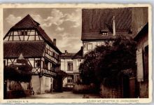 69412 W6930 Eberbach , Baden - Häuser mit Stadttor 16. Jahrhundert