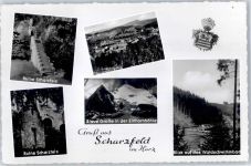 37412 W3429 Scharzfeld 1962 - Burg Scharzfels Schwimmbad