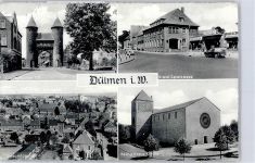 48249 W4408 Dülmen - Lüdinghauser Tor Sparkasse Heilig Kreuz Kirche