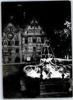 89073 W7900 Ulm , Donau - Rathaus Brunnen AKU1