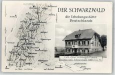 79874 W7821 Breitnau - Cafe Haus Waldvogel Pension