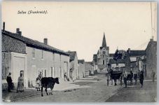 70210 Selles - Kirche Kutsche