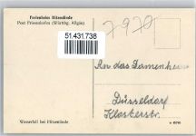88299 W7970 Unterhitzenlinde - Wasserfall