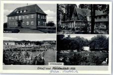 26419 W2948 Heidmühle , Kr Friesl - Schwimmbad Rathaus Forsthaus Upjever