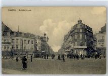 59100 Roubaix 1917 - Bahnhofstrasse Feldpost WK I