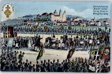 88250 W7987 Weingarten , Württ Lithographie Blutritt zu Ehren des hlg. Blutes