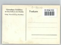 01445 O8122 Oberlössnitz Künstlerkarte Schloss Hoflössnitz