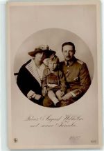mit Familie NPG Adel Prinz August Wilhelm Foto AK
