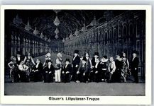 Glauer's Liliputaner Truppe Liliputaner Foto AK