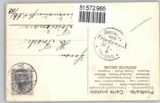 Geburtstag Vergissmeinnicht Maiglöckchen Harfe 1906 Prägedruck