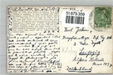 Hrabisin Rabersdorf 1914 Künstlerkarte Burg