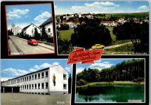 66822 W6610 Aschbach , Saar - Kirche Auto Schule Waldweiher