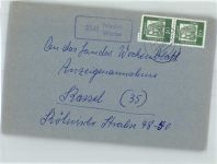 34513 W3544 Nieder-Werbe - Landpoststempel