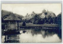 36364 W6427 Bad Salzschlirf - Goldfischteich mit Badehof