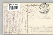 59360 Saint-Souplet 1915 - Kirche Feldpost WK I 24. Reserve-Division