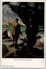 Leeke, Ferd. Der fliegende Holländer Wagner, R. Künstlerkarte