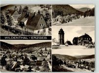 08309 O9401 Wildenthal b Aue, Sachs - HO Berghotel Aussichtsturm Auersberg