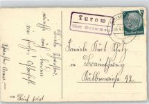 18513 O2321 Turow - Landpoststempel Ostern