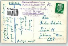 08223 O9704 Falkenstein , Vogtl - Hauptstraße Rathaus Bahnhof Lochstein