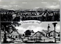 88175 W8999 Scheidegg , Allgäu - Blick mit Hoher Ifen Widderstein Winterstaude Hochkünzelspitze