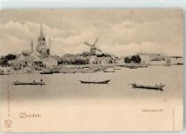 14542 O1512 Werder Havel - Hafenansicht Windmühle