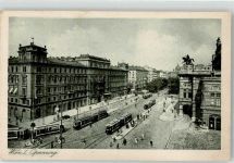 1010 Wien 1. Bezirk, Innere Stadt - Opernring Oper Straßenbahn Litfaßsäule