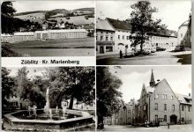 09517 O9347 Zöblitz - Markt Brunnen Rathaus